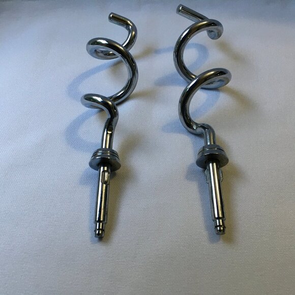Oster Dough Hooks Regency 9000 Series Kitchen Center Spiral Kneading Set Of 2 - Picture 3 of 4